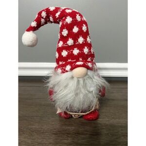 Red & White Polka Dot Gnome Christmas‎ Holiday Decor Kids Elf Shelf